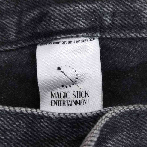 マジックスティック MAGIC STICK ブラックデニムパンツ メンズ XL