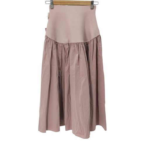 ジルスチュアート JILLSTUART ニットドッキングタフタスカート レディース JPN:0