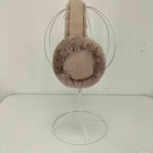 アグ UGG 刺繍ロゴ イヤーマフ レディース