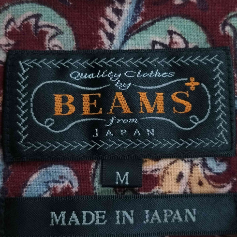 ビームスプラス BEAMS+ バティック柄オープンカラーシャツ メンズ JPN:M
