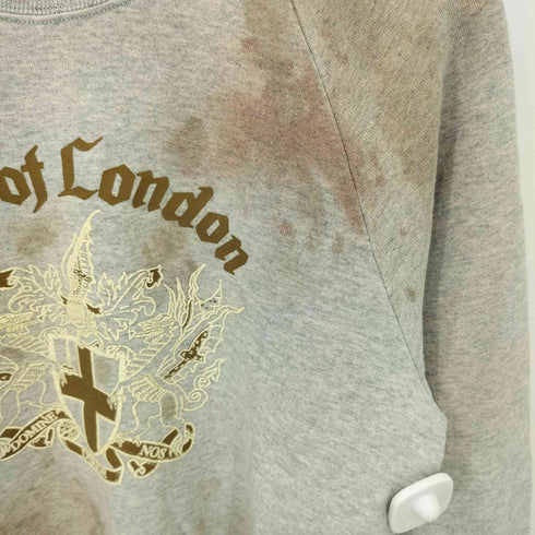 City of London ASPENBERG SOUVENIR 90s プリント ラグラン クルーネックスウェット メンズ