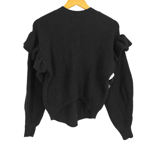 ランバンオンブルー LANVIN en Bleu ボリュームスリーブフリルニット レディース EUR:38