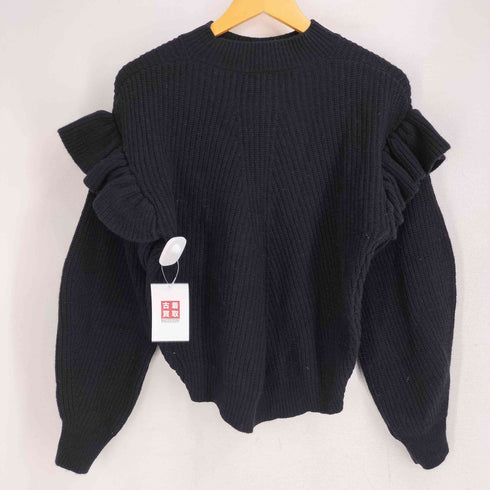 ランバンオンブルー LANVIN en Bleu ボリュームスリーブフリルニット レディース EUR:38