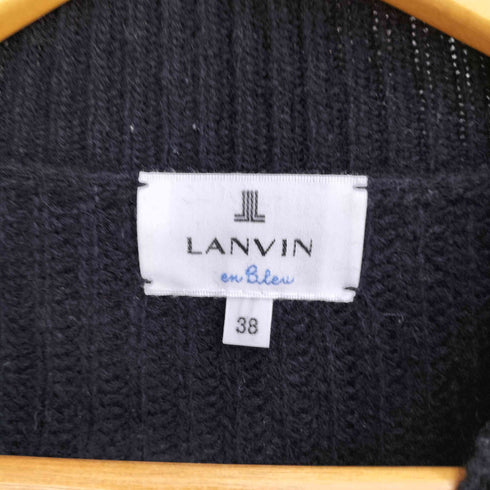 ランバンオンブルー LANVIN en Bleu ボリュームスリーブフリルニット レディース EUR:38