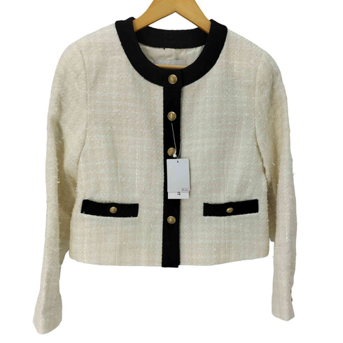 ジルスチュアート JILLSTUART モノトーンツイードジャケット レディース import:S
