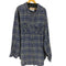 キングサイズ KINGSIZE ノーカラーチェックネルシャツ メンズ 7XL