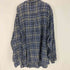キングサイズ KINGSIZE ノーカラーチェックネルシャツ メンズ 7XL