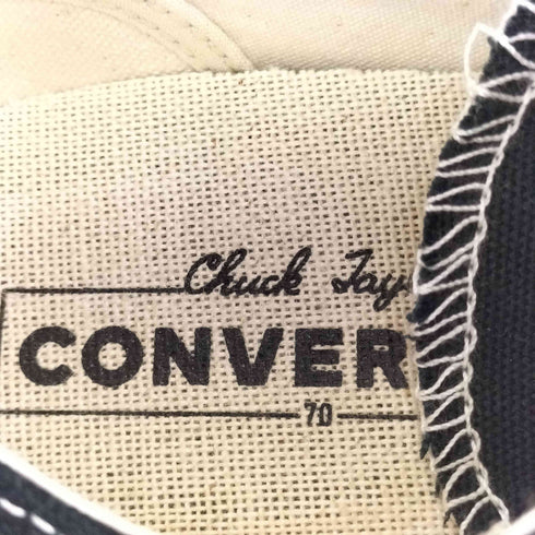 コンバース CONVERSE CT70 BLACK LOW CUT メンズ JPN:25