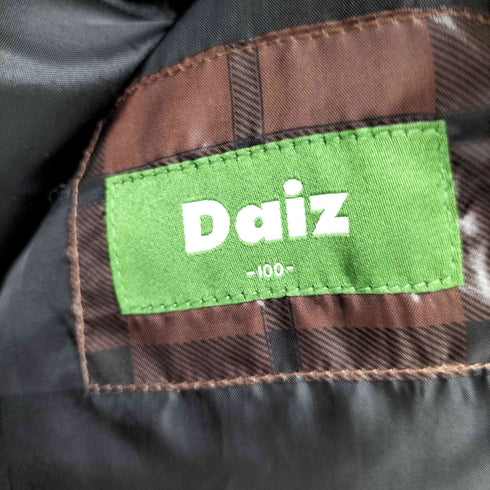 Daiz チェック柄 ダウンジャケット メンズ