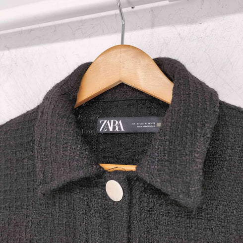 ザラ ZARA ツイード ジャケット レディース import:M