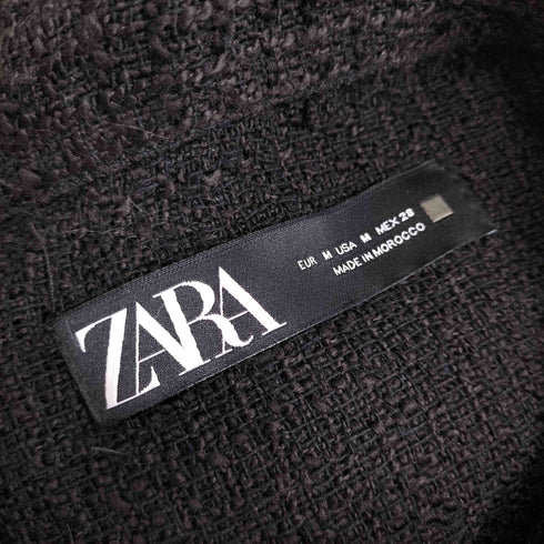 ザラ ZARA ツイード ジャケット レディース import:M