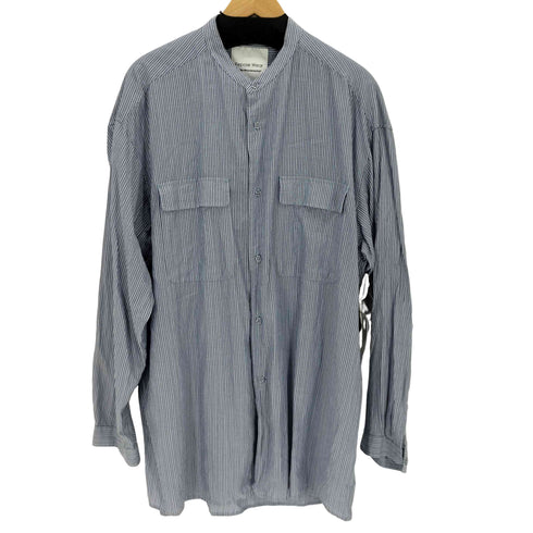 ホワイトマウンテニアリング WHITE MOUNTAINEERING RW BAND COLLAR STRIPE SHIRT メンズ 3