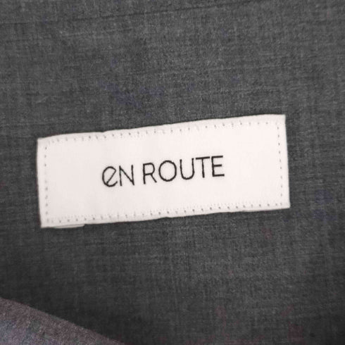 アンルート EN ROUTE グレンチェックライン S/S シャツ メンズ