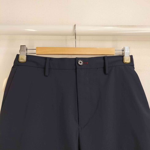 ブラックレーベルクレストブリッジ BLACK LABEL CRESTBRIDGE ロゴパッチ ポリエステル テーパードパンツ メンズ JPN:S