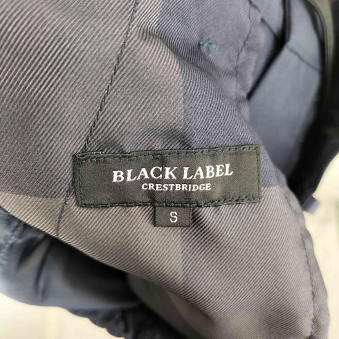 ブラックレーベルクレストブリッジ BLACK LABEL CRESTBRIDGE ロゴパッチ ポリエステル テーパードパンツ メンズ JPN:S