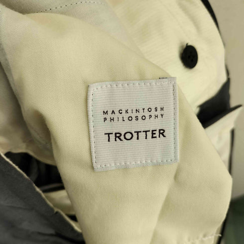 マッキントッシュフィロソフィー MACKINTOSH PHILOSOPHY TROTTER ノータック スラックスパンツ メンズ FR:36-38