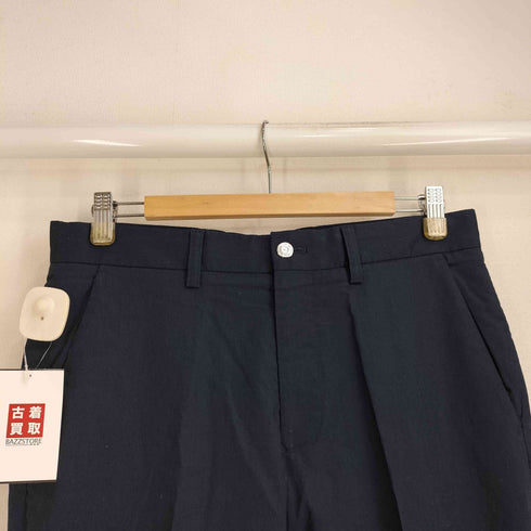 エポカウォモ Epoca uomo アルミボタン ノータック スラックス パンツ メンズ