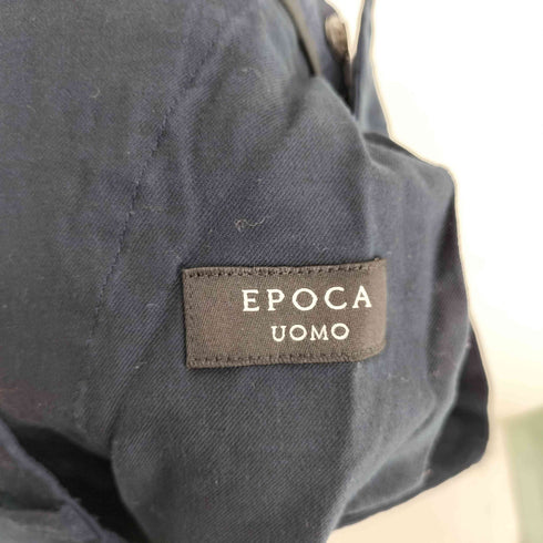 エポカウォモ Epoca uomo アルミボタン ノータック スラックス パンツ メンズ