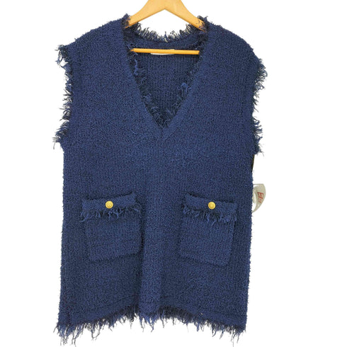 ジャーナルスタンダードレリューム JOURNAL STANDARD relume TWEEDY KNITベスト レディース FREE