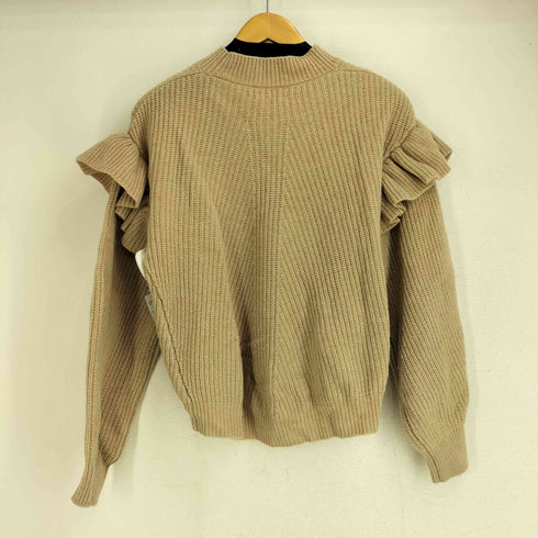 ランバンオンブルー LANVIN en Bleu ボリュームスリーブフリルニット レディース EUR:38