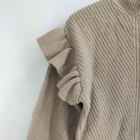 ランバンオンブルー LANVIN en Bleu ボリュームスリーブフリルニット レディース EUR:38