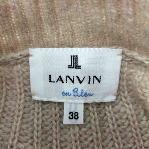 ランバンオンブルー LANVIN en Bleu ボリュームスリーブフリルニット レディース EUR:38
