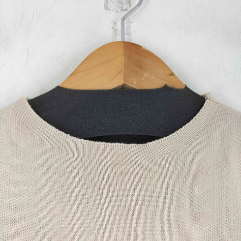 フロント刺繍 S/S ニット レディース