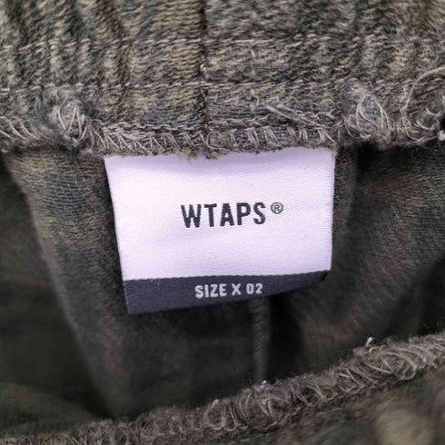 ダブルタップス WTAPS SEAGULL 01 TROUSERS チェック トラウザー イージーパンツ メンズ 02