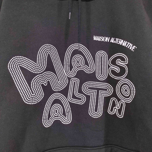 MAISON ALTERNATIVE 24AW フロントプリントプルオーバーパーカー メンズ ONE SIZE