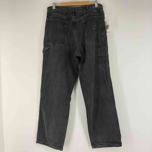 ラングラー Wrangler 80-90S ブラックデニムペインターパンツ メンズ 34/32