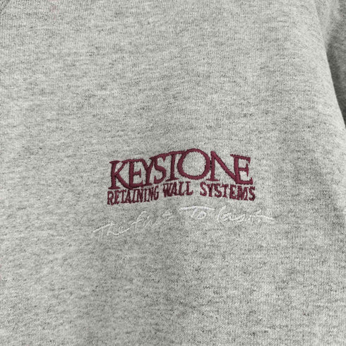 ソフィー SOFFE 90S MADE IN USA フロント刺繍 クルーネックスウェット メンズ