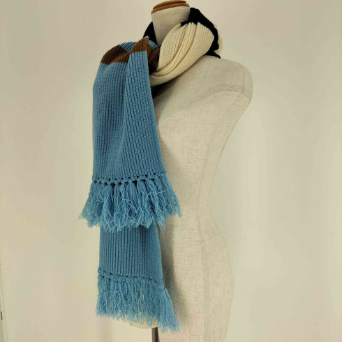 クルニ CULLNI 21AW 別注 OLOR BORDER SCARF カラー ボーダー スカーフ ウール マフラー メンズ
