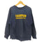 チャンピオン Champion 90s USA製 CHAMPION PRODUCTS リバースウィーブ 両面 クラックプリント クルーネックスウェット メンズ import:L