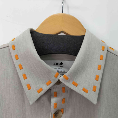 AMOK MAN LASER STITCH SHIRTS 半袖シャツ domestic メンズ JPN:M
