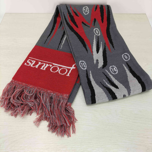 サンルーフ sunroof SRF RACE CAR DECAL GRAPHIC REVERSIBLE KNIT MUFFLER メンズ