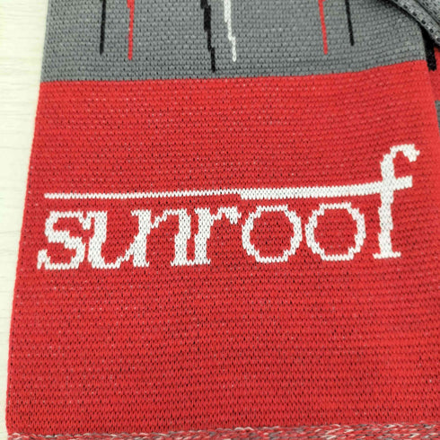 サンルーフ sunroof SRF RACE CAR DECAL GRAPHIC REVERSIBLE KNIT MUFFLER メンズ