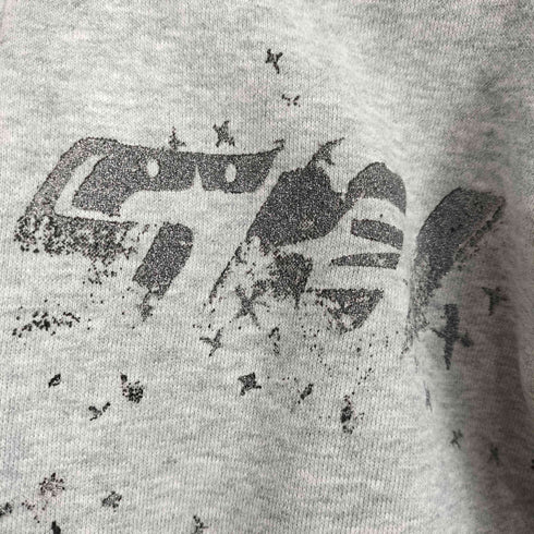 ディーゼル DIESEL 00S 裏起毛 ロゴプリント ジップアップパーカー Y2K レディース import:XS