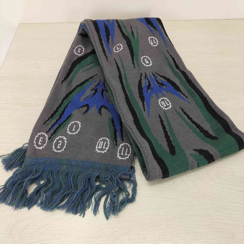 サンルーフ sunroof SRF RACE CAR DECAL GRAPHIC REVERSIBLE KNIT MUFFLER メンズ