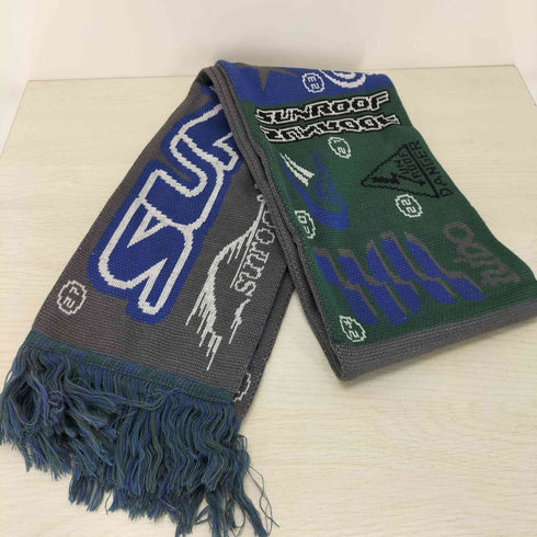 サンルーフ sunroof SRF RACE CAR DECAL GRAPHIC REVERSIBLE KNIT MUFFLER メンズ