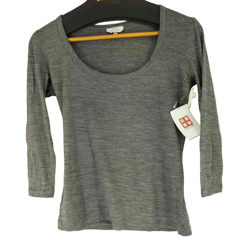 マックスマーラ MAX MARA 白タグ L/S クルーネックTシャツ レディース import:M