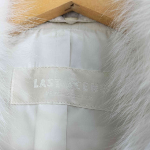 LAST SCENE アンゴラウール ジップアップ ファージャケット レディース import:M