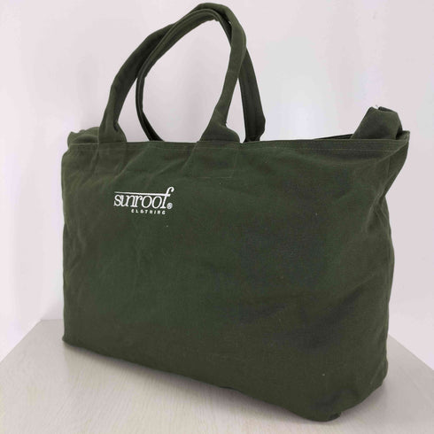 サンルーフ sunroof sunroof classic logo big campus tote b メンズ