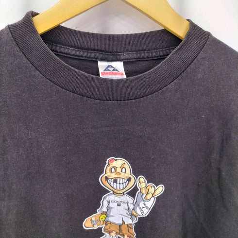 アルスタイルアパレルアクティブウェアー ALSTYLE APPAREL & ACTIVEWEAR 00s SKATE OR DIE キャラクタープリント クルーネックTシャツ メンズ import:L