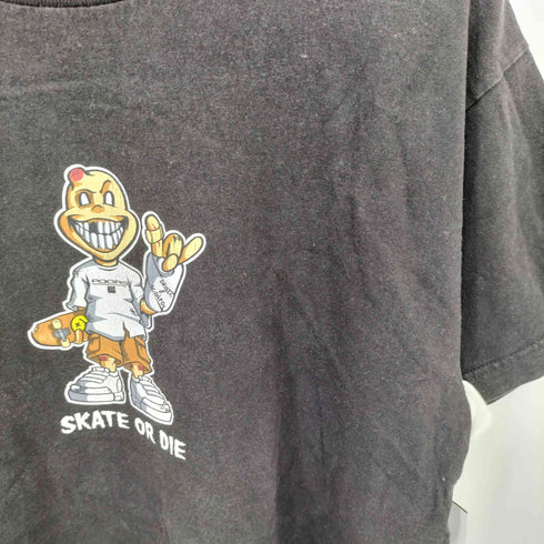 アルスタイルアパレルアクティブウェアー ALSTYLE APPAREL & ACTIVEWEAR 00s SKATE OR DIE キャラクタープリント クルーネックTシャツ メンズ import:L
