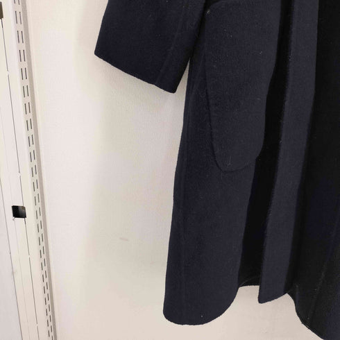 アイテムズ アーバンリサーチ ITEMS URBAN RESEARCH ウールナイロン混 フーデッド ロングガウンコート レディース FREE