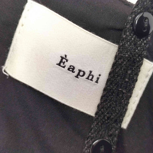 Eaphi Linen like fringe salopette レディース short