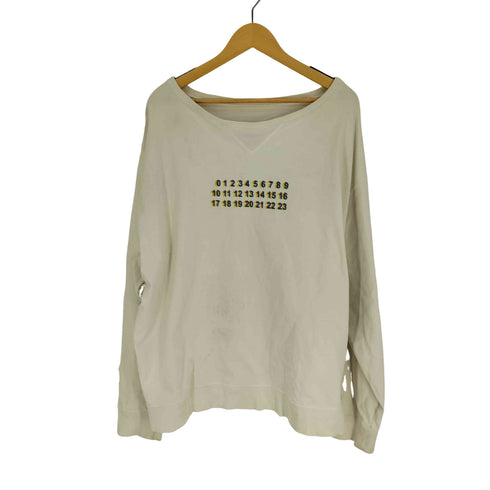 メゾンマルジェラ Maison Margiela 19SS イタリア製 カレンダーロゴ プリント スウェット メンズ EUR:46