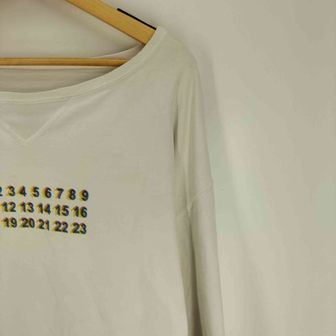 メゾンマルジェラ Maison Margiela 19SS イタリア製 カレンダーロゴ プリント スウェット メンズ EUR:46