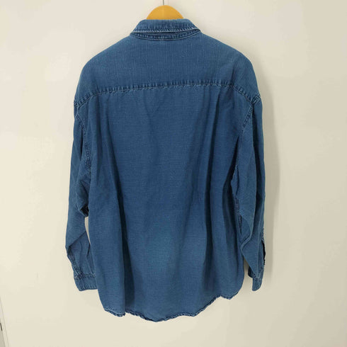 マリテフランソワジルボー MARITHE FRANCOIS GIRBAUD OLD 初期 リネンコットン ワークシャツ メンズ import:L