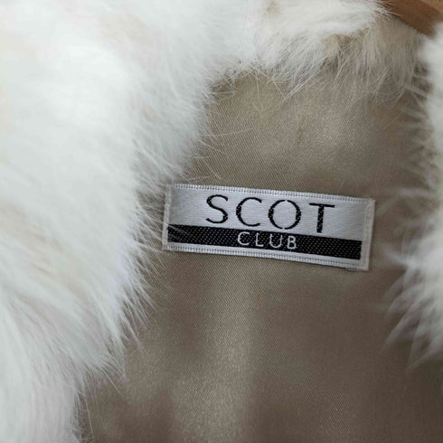 SCOT CLUB ラビットウール ジップアップ ジャケット レディース JPN:9号
